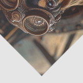 Decoupage Steampunk Dackel Seidenpapier (Detail)