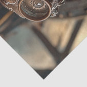 Decoupage Steampunk Dackel Seidenpapier (Detail)