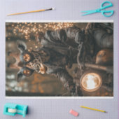 Decoupage Steampunk Giraffe Seidenpapier (Basteln)