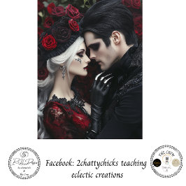 Decoupage Steampunk Gothic Couple Valentinstag Seidenpapier