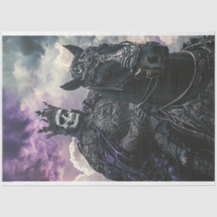 Decoupage Steampunk Gothic Skeleton Seidenpapier