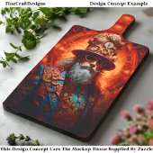 Decoupage Steampunk Hippy Male Imitate Ink 034 Seidenpapier