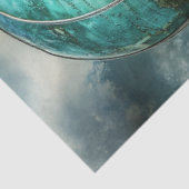 Decoupage Steampunk Hot Air Ballon & Globe Seidenpapier (Ausschnitt)