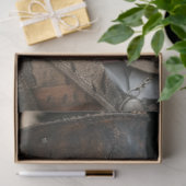 Decoupage Steampunk Long Hahaar Red Fox Seidenpapier (Geschenk)