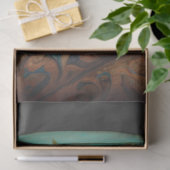 Decoupage Steampunk Owl Aquamarin & Featherhut Seidenpapier (Geschenk)