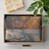 Decoupage Steampunk Patina Rusted Roman Clock Seidenpapier (Geschenk)