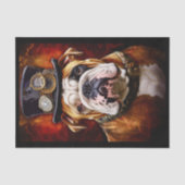 Decoupage Steampunk Regal British Bulldog Righ 111 Seidenpapier (Vorderseite)