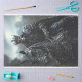 Decoupage Steampunk Stallion und King Skeleton Seidenpapier (Basteln)