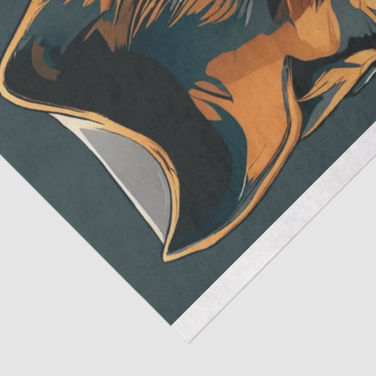 Decoupage Steampunk Steal Dog Seidenpapier (Ausschnitt)