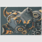 Decoupage Steampunk Steal Dog Seidenpapier (Vorderseite)