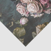 Decoupage Steampunk Valentine Couple Aquamarin Bla Seidenpapier (Ausschnitt)