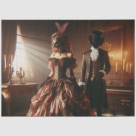 Decoupage Steampunk Victorian Fantasy Masquerade  Seidenpapier