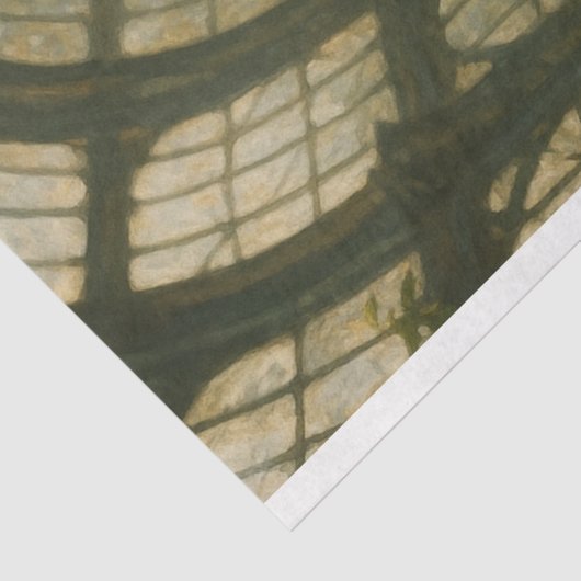 Decoupage Steampunk Victorian Gardener Art Seidenpapier (Ausschnitt)