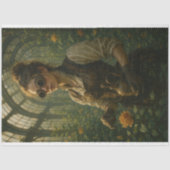 Decoupage Steampunk Victorian Gardener Art Seidenpapier (Vorderseite)