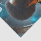 Decoupage Steampunk Victorian Space Air Captain Seidenpapier (Ausschnitt)