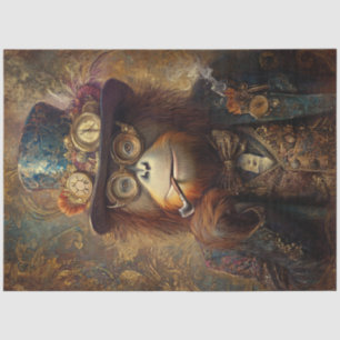 Decoupage Steampunk Viktorianisch Monkey Seidenpapier