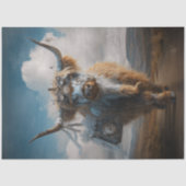 Decoupage Steampunk Whimsical Highland mit Flair Seidenpapier (Vorderseite)