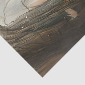 Decoupage Story Book Illustration Wolf & Pig Woods Seidenpapier (Ausschnitt)