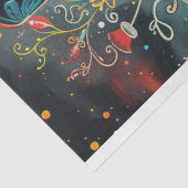 Decoupage Sugar Skulls Vibranred Colored mexikanis Seidenpapier (Ausschnitt)