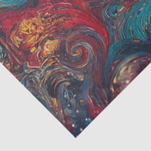 Decoupage Sunflower Gothic Skull Cosmic Art  Seidenpapier (Ausschnitt)