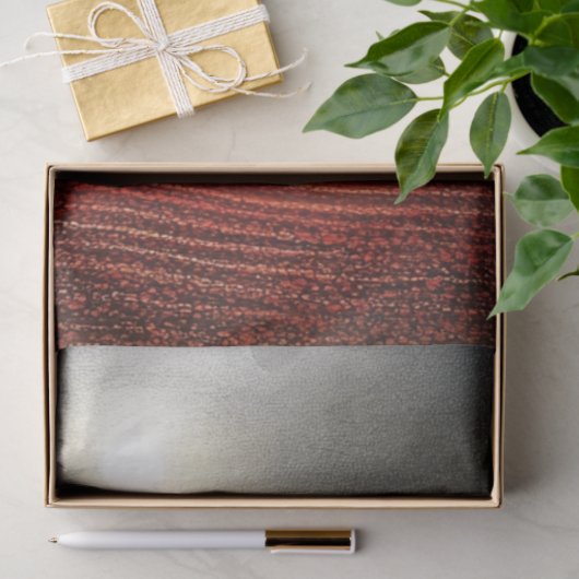 Decoupage Surreal Red Wüste Bright Vollmond Seidenpapier (Geschenk)