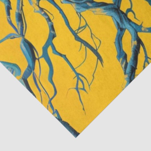 Decoupage Surreal Scarecrow Skull Face Seidenpapier (Ausschnitt)