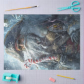 Decoupage Swashbuckling Santa Pirate Seidenpapier (Basteln)