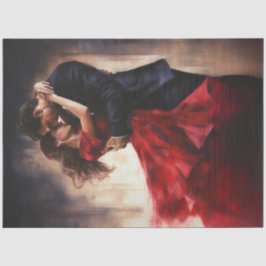 Decoupage Tango Tänzer Tango Tanzen Seidenpapier