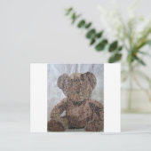 Decoupage Ted Postkarte (Stehend Vorderseite)