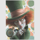 Decoupage Timekeeper Character Pocket Watch Hat  Seidenpapier (Vorderseite)