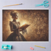 Decoupage Tissue Gothic Viktorianisch Lady Seidenpapier (Basteln)