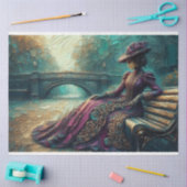 Decoupage Tissue Gothic Viktorianisch Lady Seidenpapier (Basteln)