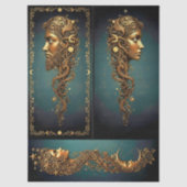 Decoupage Tissue Moon Seidenpapier (Vorderseite)