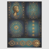 Decoupage Tissue Moon Seidenpapier (Vorderseite)
