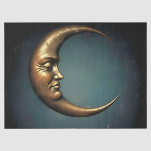 Decoupage Tissue Moon Seidenpapier (Vorderseite)