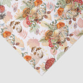 Decoupage Tissue Mushrooms Fungi Herbstlaube Seidenpapier (Detail)