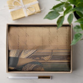 Decoupage Tissue Paper Art Deco Lady Seidenpapier (Geschenk)