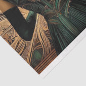 Decoupage Tissue Paper Art Deco Lady Seidenpapier (Ausschnitt)