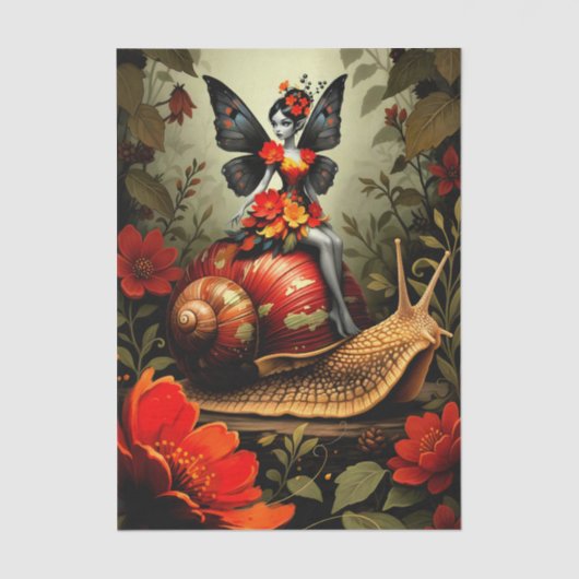 Decoupage Tissue Paper Fairy Seidenpapier (Vorderseite)