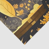 Decoupage Tissue Paper Gold Pflanze Terrarias Seidenpapier (Ausschnitt)