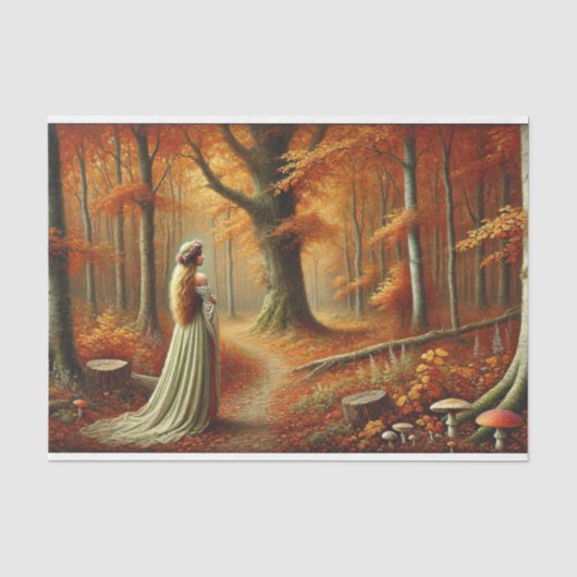 decoupage tissue paper mer hersftkleuren seidenpapier (Vorderseite)
