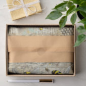 decoupage tissue paper met bijen seidenpapier (Geschenk)