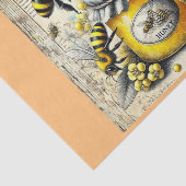 decoupage tissue paper met bijen seidenpapier (Ausschnitt)