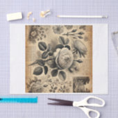 decoupage tissue paper , rozen seidenpapier (Handwerk)