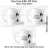 Decoupage Tissue Queen 032 Novelty Craft Kaffeetasse