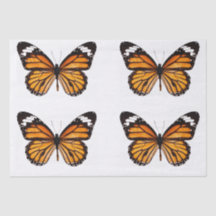 DECOUPAGE TISSUPAPIER : MONARCH-BUTTERFLY