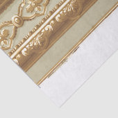 DECOUPAGE TISSUPAPIER : VINTAGE GOLDGRENZE SEIDENPAPIER (Detail)