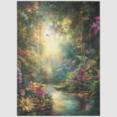 Decoupage Tropical Hawaii Rainforest Jungle Seidenpapier (Vorderseite)