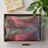 Decoupage Turkey Strut Fur Feather Funk Band Seidenpapier (Geschenk)