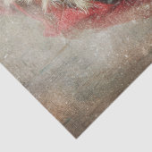 Decoupage Twinkling Christmas Santa Seidenpapier (Ausschnitt)